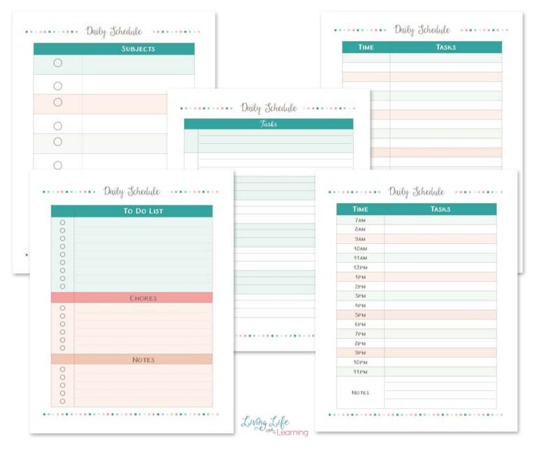 Creating a Daily Schedule for Successful Homeschooling