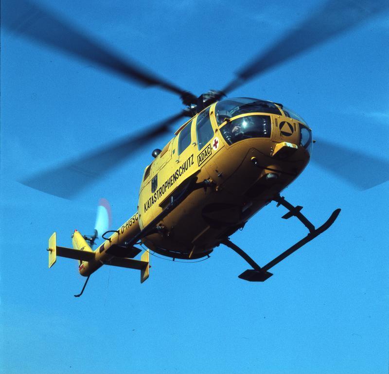 Zivilschutz, ADAC-Hubschrauber MBB BO 105