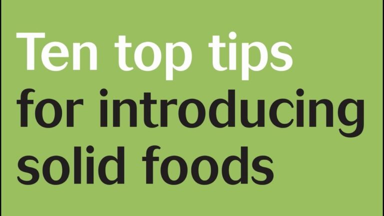 10 Tips for Introducing Solids to Your Baby